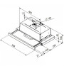 Samsung NK24M1030IS C Dereceli Teleskopik Inox Davlumbaz
