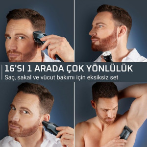 ROWENTA TN9710 X Series 900 16'sı 1 Arada Çok Amaçlı Tıraş Makinesi