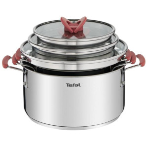 TEFAL 2100115981 6 Parça Paslanmaz Çelik Tencere Seti