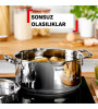 TEFAL 2100145338 8 Parça Paslanmaz Çelik Tencere Seti