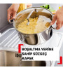 TEFAL 2100145338 8 Parça Paslanmaz Çelik Tencere Seti