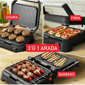 TEFAL SuperGrill 3in1 2000W Izgara ve Tost Makinesi